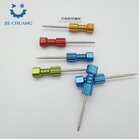 Kit de micro-visses pour laboratoire dentaire, implant, abutment, prothèse, instrument manuel chirurgical, ensemble d'instruments pour technicien