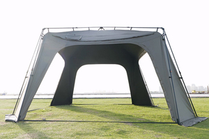 เต็นท์ทรงโมเดิร์<span class=keywords><strong>น</strong></span>คุณภาพสูง ขนาด 14 ตร.ม. พร้อมเสาอะลูมิเนียมและโลโก้สั่งทำ สำหรับตั้งแคมป์ ท่องเที่ยวชายหาด - คุณสมบัติ: ผนังด้านข้างถอดออกได้ - Product Image 2