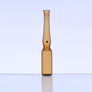 Fiala ambra trasparente per la medicina fiala farmaceutica e cosmetica - Product Image 1