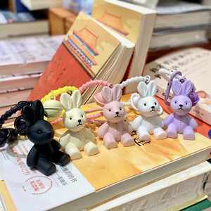 Exquisite Resin Puppet Rabbit <b>Key</b> <b>Chain</b> Female Creative Doll Bag Pendant Net Red Car <b>Key</b> Pendant <b>Key</b> <b>Chain</b> Keychain Wholesale - Product Image 1