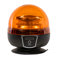 Feux de signalisation LED pour voitures, rechargeables, alimentés par batterie, base magnétique, montage sur le toit du véhicule, lumière d'urgence pour voiture, 7 modes clignotants
