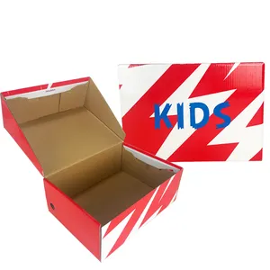 customized Pattern Printing paper boxes cow leather corrugated Gift Packaging box shoe boxes with custom logo