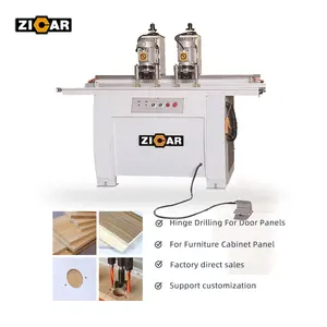 ZICAR High quality vertical hinge hole boring drilling machine MZ73032 for panel furniture cabinet doors hinge drilling machine