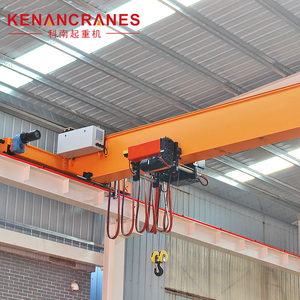KENAN CRANE Grues <span class=keywords><strong>de</strong></span> <span class=keywords><strong>pont</strong></span> <span class=keywords><strong>a</strong></span>érien à faisceau unique <span class=keywords><strong>de</strong></span> type européen Eot 5 10 15 20 tonnes - Product Image 3