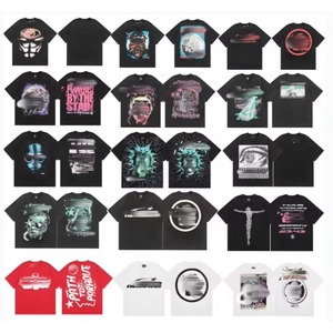 Venta Directa de Fábrica, Camisetas Modernas con Estampado de Animales y Estrellas de la Serie NFC, 260g, 100% Algodón, Estilo Japonés, Corte Regular para Hombre - Product Image 1