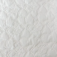 Tissu matelassé imperméable en coton avec motif floral mat épaissi, nouveau tissu en maille de type usine source pour vestes matelassées