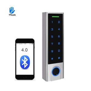 Bộ điều khiển truy cập rfld với bàn phím có đèn nền cảm ứng mật khẩu 13.56MHz thẻ IC ứng dụng ttlock khóa truy cập vân tay - Product Image 1