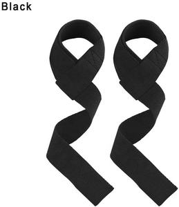 De algodón de levantamiento de peso correas con neopreno acolchado para el cuerpo de levantamiento de pesas de gimnasio sentadillas meathead corazón muñeca wupports - Product Image 1