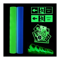 Lámina de Vinilo Acrílico Autoadhesiva Luminiscente de PVC, Imprimible, que Brilla en la Oscuridad, Película Fotoluminiscente