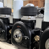 Compresseur d'air à vis portatif GCU4-7.5kw, monté sur véhicule, lubrifié, refroidi par air, générateur d'ozone pour la sanitaire, équipement minier, PLC