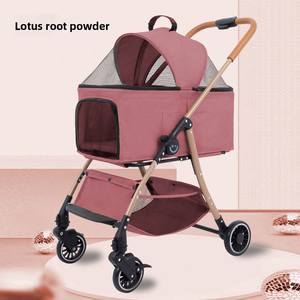 उच्च गुणवत्ता वाले फोल्डेबल पालतू ट्रॉली थोक बिल्ली और कुत्ते बैग वाहक ले जाने के लिए आसान - Product Image 4