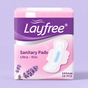 Serviettes hygiéniques Layfree pour des journées et des nuits sans soucis, conception de protection 3D, structure respirante à cinq couches, pas de crainte de fuites - Product Image 1