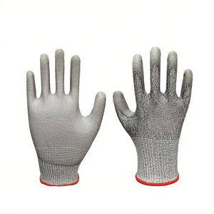 En388 4544 HPPE Cut-Resistant Level 5 <strong>Gloves</strong> Great Grip Sandy <strong>Nitrile</strong> Coated Protective Gear for Garden Use - Product Image 5