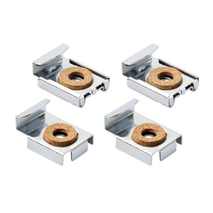 Stainless Steel Mirror Holder <b>Square</b> Screw In For Bathroom Glass Mirror 4-6mm Corrosion Prevention - Product Image 2