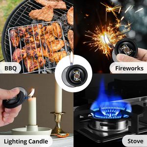 Briquet torche en métal créatif, rechargeable, éco-responsable, à allumage latéral, portable, pour cadeaux promotionnels en gros - Product Image 5