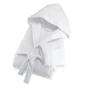 Peignoir à capuche en coton, merchandising personnalisé - Product Image 3