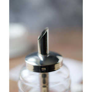 Azucarero de Acero y Cristal de Lujo Daniele F., Azucarero de Vidrio y Metal para Uso Comercial en Restaurantes - Product Image 2