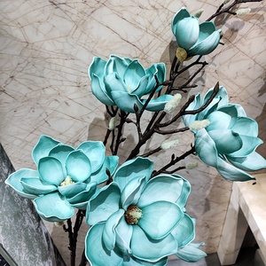 กิ่งแมกโนเลียคุณภาพสูง ดอกไม้ประดิษฐ์จากโฟม EVA สำหรับงานแต่งงาน - Product Image 6