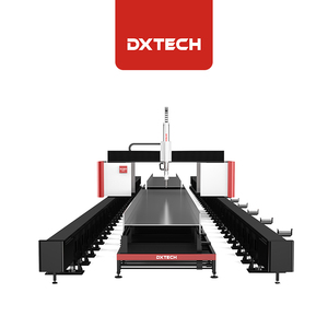 Machine de découpe laser CNC Dxtech grande taille 3D à cinq axes pour poutres en H en acier – Prix - Product Image 5