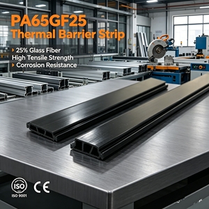 High Strength Hollow PA66GF25 Thermal Break <b>Strip</b> for Aluminum FXstem Windows and Doors Polyamide Insulating <b>Strip</b> - Product Image 1