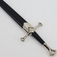 Katana durable non affûtée pour cosplay, anime, épée décorative en métal, jouet artisanal