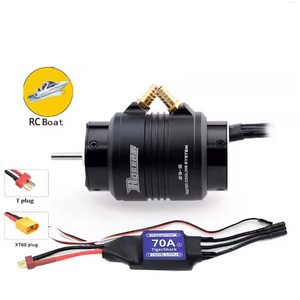 ROCKET-<span class=keywords><strong>RC</strong></span> 2968 2958 2948 không chổi than động cơ 29-s/29-l nước làm mát Áo khoác 70A <span class=keywords><strong>ESC</strong></span> <span class=keywords><strong>Combo</strong></span> cho Traxxas Blast Feilun 600-800 mét <span class=keywords><strong>RC</strong></span> thuyền - Product Image 1