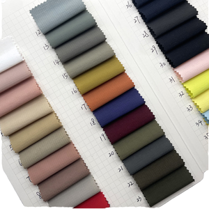 70D 중량급 무광 립스탑 나일론 태슬란 0.3mm 이중사 체크 자카드 통기성 방수 카고 팬츠 윈드브레이커 여성용 - Product Image 1