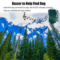 Collar para Perros ICAR IK122T PRO 4G GPRS GPS AGPS GSM LBS, Resistente al Agua IP68, de Plástico y Nailon, Rastreador de Caza, Rastreo en Tiempo Real, Antipérdida