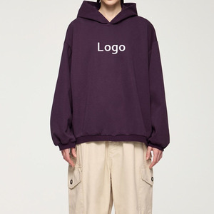 Hot Selling Spring Style Custom Logo Embroidery Drop Shoulder Women Men Sweatshirt Hoodie
