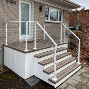 Dây thép không gỉ Dây lan can Bạc lan can Kit cho ban công cầu thang biệt thự chống gỉ dễ dàng cài đặt tự làm - Product Image 1