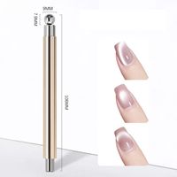 Offre Spéciale : Kit d'Outils Magnétiques pour Ongles Effet Œil de Chat avec Stylo Aimanté Double Tête Puissant pour Gel 3D Effet Œil de Chat