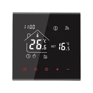 Tuya WiFi Thermostat LCD Display Touch Screen for 16A Electric Floor Heating 3A Water/Gas Boiler Temperature Remote Controller