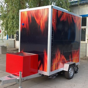 आधुनिक डिजाइन मोबाइल फूड ट्रक ट्रेलर चिकन रोटिसेरी ग्रिल स्ट्रीट फूड हॉटडॉग के लिए चिप्स 220 वी नई - Product Image 3