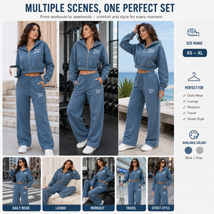 Felpa con Cappuccio e Zip in Tessuto French Terry per Donna, Oversize, Casual, Traspirante, con Stampa Grafica a Cuore, Pullover da Donna - Product Image 2