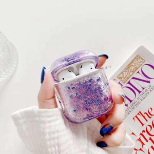 <span class=keywords><strong>Funda</strong></span> de purpurina flotante líquida que fluye a la moda de lujo para Apple <span class=keywords><strong>AirPods</strong></span> 1 2 3 4 <span class=keywords><strong>Pro</strong></span> <span class=keywords><strong>Max</strong></span> <span class=keywords><strong>funda</strong></span> para auriculares - Product Image 3