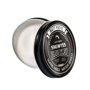 Faible quantité minimale de commande marque personnalisée 100g en aluminium étain couleur blanche <span class=keywords><strong>clairol</strong></span> parfum argile capillaire sans brillance et tenue maximale - Product Image 2