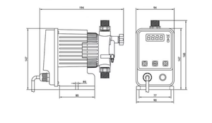 <b>Small</b> Metering <b>Pump</b> for Chemicals (Acid & Chlorine) - Product Image 3