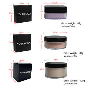 Polvo de maquillaje facial de varios colores <span class=keywords><strong>para</strong></span> todas las pieles Polvo de ajuste suelto Marrón mate translúcido Etiqueta privada - Product Image 4