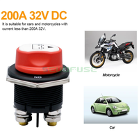 50A/100A/200A/300A interrupteur d'isolateur de batterie DC 12V-48V batterie lourde interrupteur de coupure de courant déconnecter voiture bateau RV