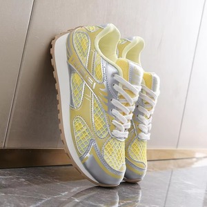 Nouvelles baskets basses unisexes de haute qualité pour hommes et femmes, baskets jaunes à lacets de créateur pour femmes - Product Image 5