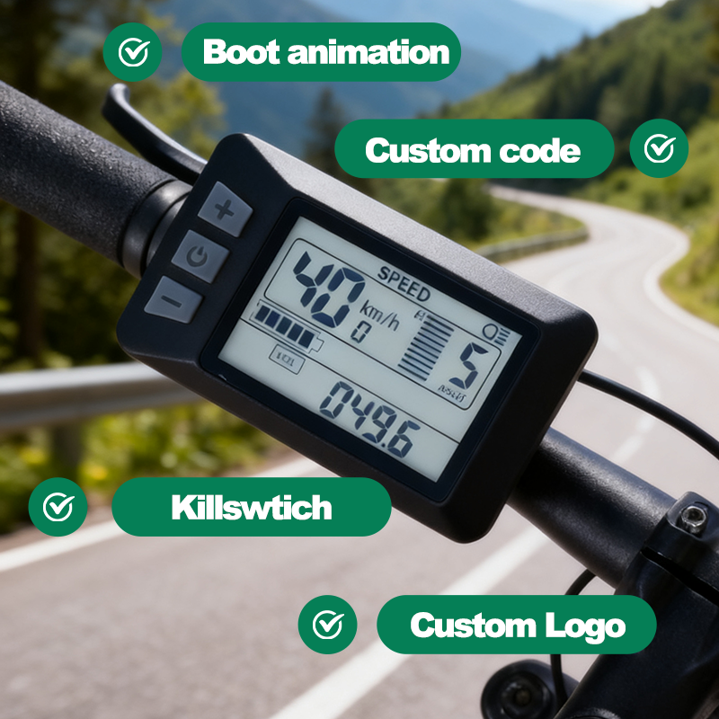 Display Touchscreen A Colori TFT Per Ebike Flash – Biciclette Elettriche