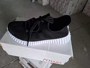 Scarpe da Corsa K01N in Mesh Nere Unisex, Sneakers Sportive Leggere e Traspiranti - Product Image 3