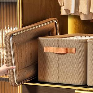 Hot Bán Dày Lưu Trữ cation Hộp Tủ Quần Áo Tổ Chức Quần Áo Có Thể Gập Lại Lưu Trữ Nhà Thùng Với Khung Thép - Product Image 6