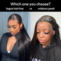 Perruques de Cheveux Humains Bruts Indiens sans Colle Ligne Frontale HD Lagos, Vente en Gros, Perruques Alignées avec Cuticules, Lisses Comme des Os, Fournisseurs de Perruques