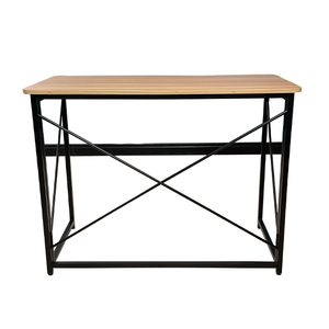 Bilgisayar masası ofis masaları oyun dizüstü çalışma Metal ahşap katlanır masa - Product Image 4