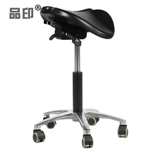 Chaise de bureau pivotante réglable en hauteur Pin Yin Saddle Chair MA-008 noire - Product Image 2