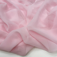 Tissu teint en masse personnalisé 10mm naturel 100% pure soie Premium Georgette pour robe de mariée de dame