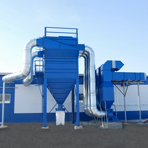 Nouveau système de dépoussiérage industriel à faible coût, cyclone <span class=keywords><strong>automatique</strong></span> à impulsions, montage en hauteur, dépoussiéreur miniature pour cimenterie - Product Image 1