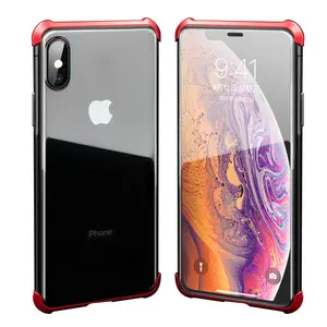 2019 New Không Biên Giới Mạnh Mẽ Hấp Phụ Từ Không Khung Double-side Tempered Glass Bảo Vệ Trường Hợp Cho iPhone Trường Hợp Điện Thoại