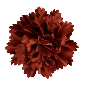 Flores de tela Camellia de 10 cm, flores de tela hechas a mano para accesorios de ropa, decoración de bolsos, zapatos y el cabello. - Product Image 5